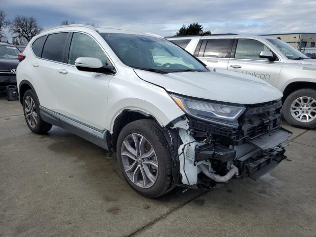 7FARW2H98NE041297 - 2022 HONDA CR-V TOURING WHITE photo 4