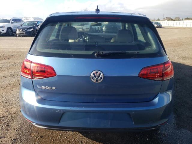 WVWPP7AU7FW908794 - 2015 VOLKSWAGEN E-GOLF SEL PREMIUM BLUE photo 6