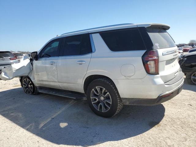 1GNSKNKDXMR416243 - 2021 CHEVROLET TAHOE K1500 LT WHITE photo 2