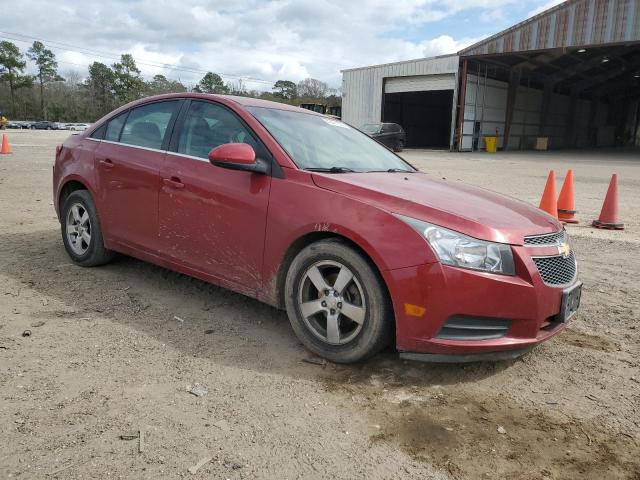 1G1PC5SB6D7191916 - 2013 CHEVROLET CRUZE LT RED photo 4