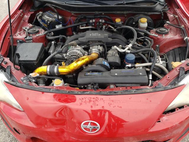 JF1ZNAA19D1732302 - 2013 TOYOTA SCION FR-S RED photo 11
