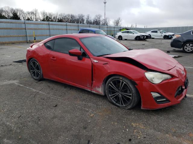 JF1ZNAA19D1732302 - 2013 TOYOTA SCION FR-S RED photo 4