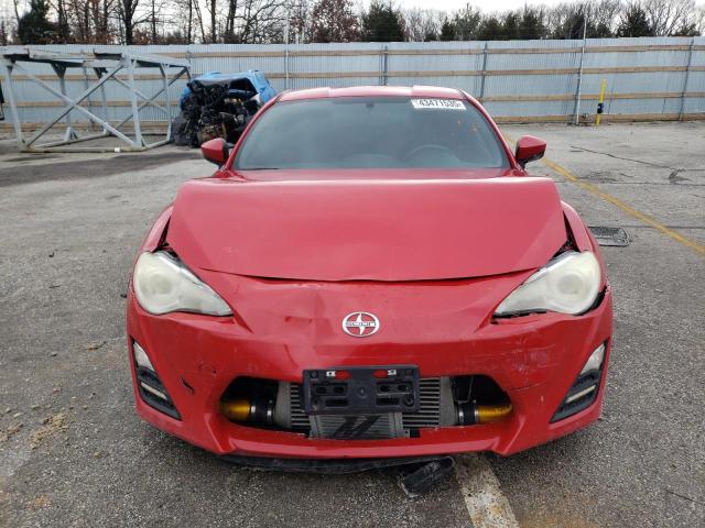 JF1ZNAA19D1732302 - 2013 TOYOTA SCION FR-S RED photo 5