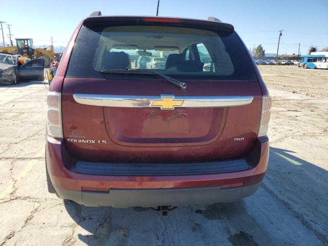 2CNDL23F176027158 - 2007 CHEVROLET EQUINOX LS BURGUNDY photo 6