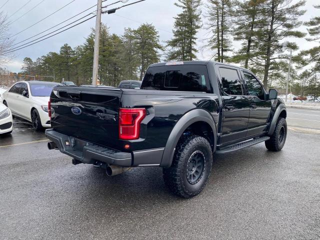 1FTFW1RGXHFB54562 - 2017 FORD F150 RAPTOR BLACK photo 3