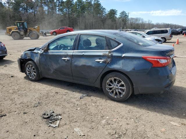 3N1AB7AP4HY234651 - 2017 NISSAN SENTRA S BLUE photo 2