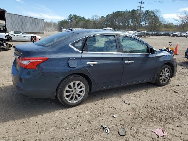 3N1AB7AP4HY234651 - 2017 NISSAN SENTRA S BLUE photo 3