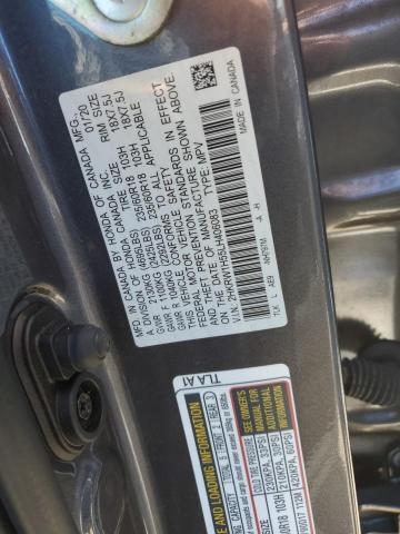 2HKRW1H55LH406083 - 2020 HONDA CR-V EX GRAY photo 12