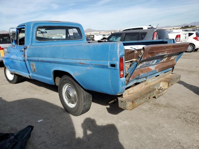 F25YRM01314 - 1971 FORD F250 BLUE photo 2