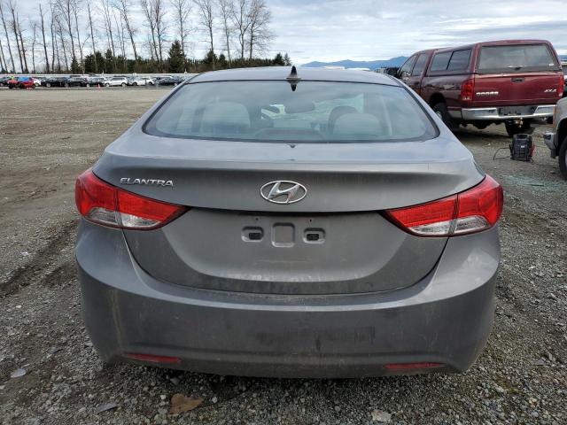 5NPDH4AE0DH405540 - 2013 HYUNDAI ELANTRA GLS GRAY photo 6