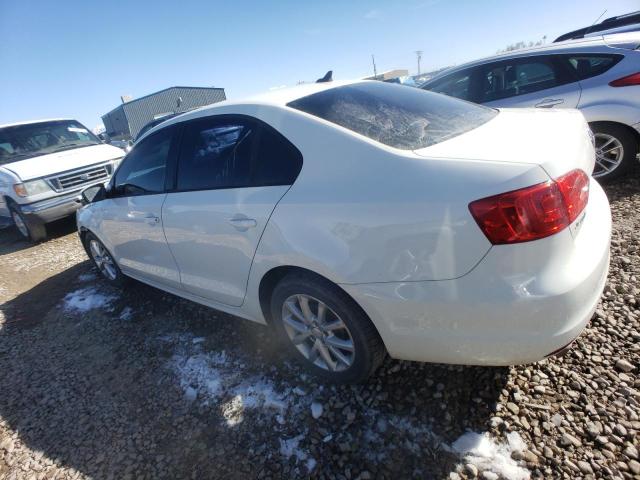 3VWDZ7AJ6BM315650 - 2011 VOLKSWAGEN JETTA SE WHITE photo 2