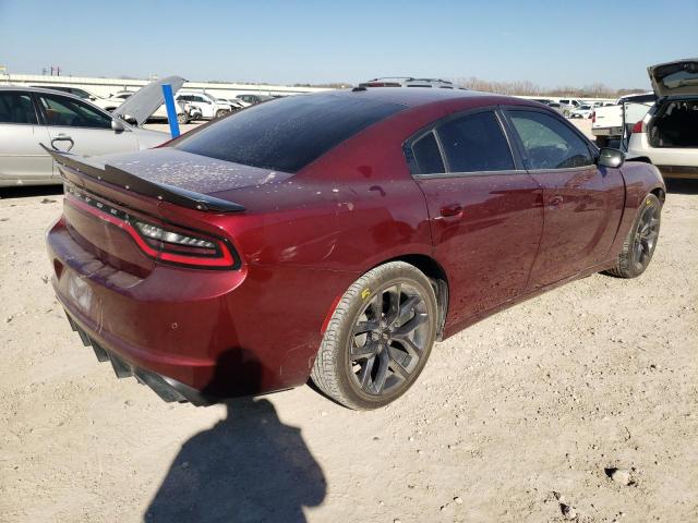 2C3CDXBG3KH670598 - 2019 DODGE CHARGER SXT MAROON photo 3