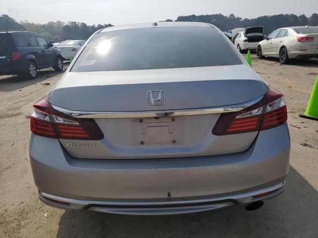 1HGCR2F81HA020440 - 2017 HONDA ACCORD EXL SILVER photo 6