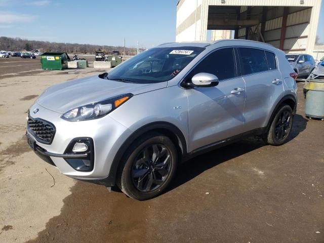 KNDP6CAC9M7901307 - 2021 KIA SPORTAGE S GRAY photo 1