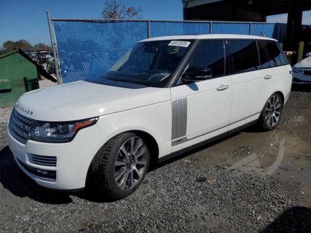 SALGV3EF9GA314225 - 2016 LAND ROVER RANGE ROVE AUTOBIOGRAPHY WHITE photo 1