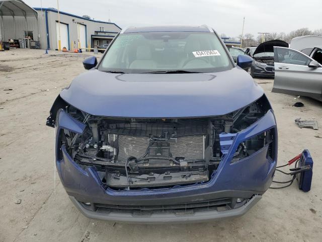 5N1AT3CA8MC842070 - 2021 NISSAN ROGUE SL BLUE photo 5