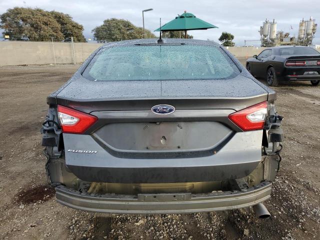 3FA6P0G78GR281540 - 2016 FORD FUSION S GRAY photo 6