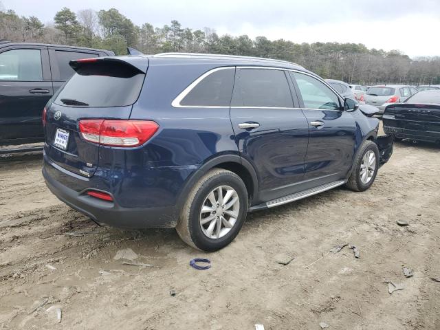 5XYPG4A37JG420134 - 2018 KIA SORENTO LX BLUE photo 3