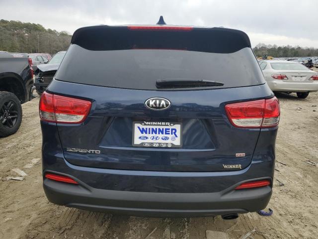 5XYPG4A37JG420134 - 2018 KIA SORENTO LX BLUE photo 6