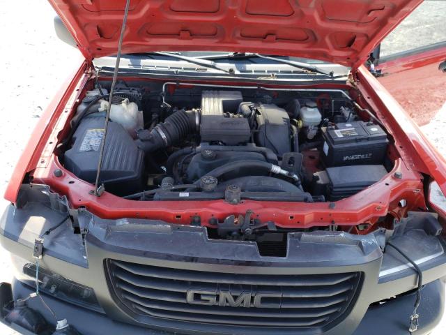 1GTCS136448134532 - 2004 GMC CANYON RED photo 11