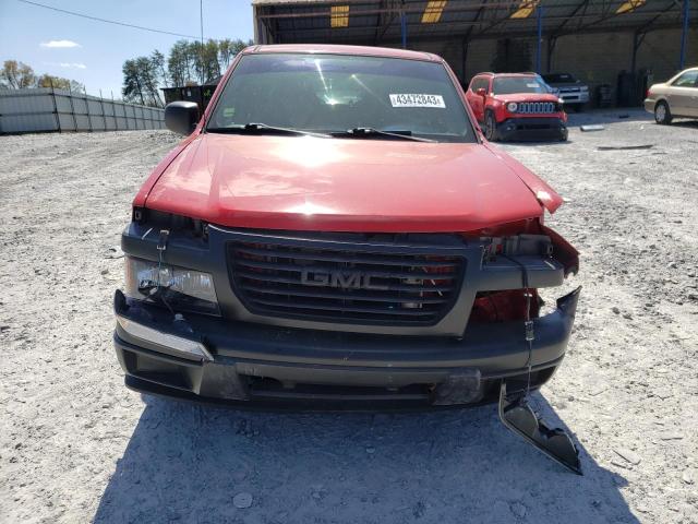 1GTCS136448134532 - 2004 GMC CANYON RED photo 5