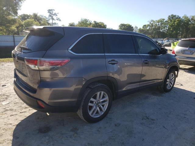 5TDZARFH2GS020666 - 2016 TOYOTA HIGHLANDER LE GRAY photo 3