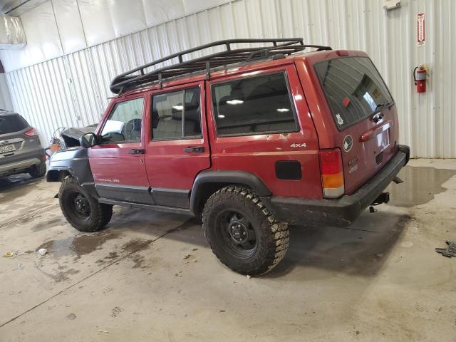 1J4FJ68S0WL282108 - 1998 JEEP CHEROKEE SPORT MAROON photo 2