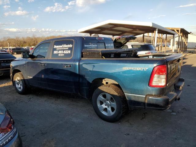 1C6SRFFT5MN808363 - 2021 RAM 1500 BIG HORN/LONE STAR BLUE photo 2