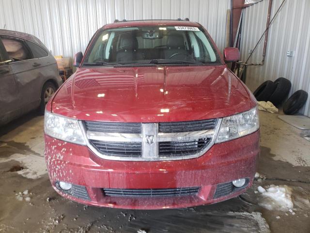 3D4PG9FV3AT234612 - 2010 DODGE JOURNEY R/T RED photo 5