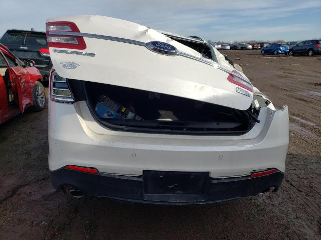 1FAHP2H81JG143252 - 2018 FORD TAURUS SEL WHITE photo 6