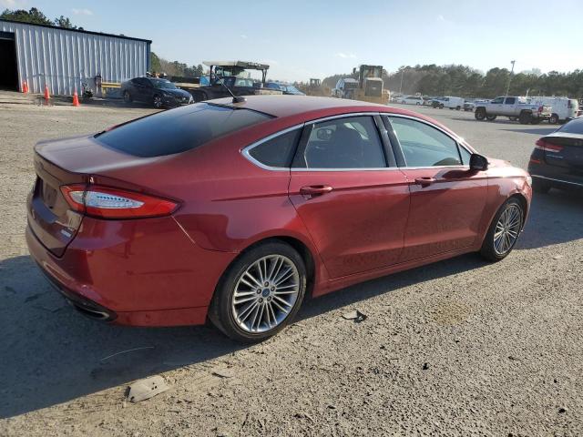 3FA6P0H94DR274676 - 2013 FORD FUSION SE BURGUNDY photo 3