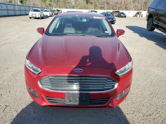 3FA6P0H94DR274676 - 2013 FORD FUSION SE BURGUNDY photo 5