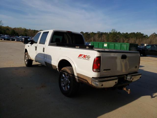 1FTWW31P57EB40872 - 2007 FORD F350 SRW SUPER DUTY WHITE photo 3