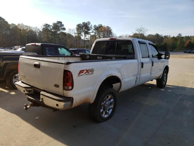 1FTWW31P57EB40872 - 2007 FORD F350 SRW SUPER DUTY WHITE photo 4