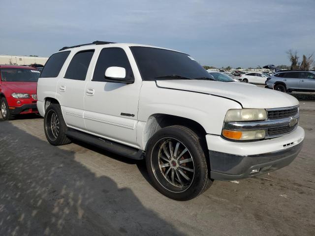 1GNEC13T61J235417 - 2001 CHEVROLET TAHOE C1500 WHITE photo 4