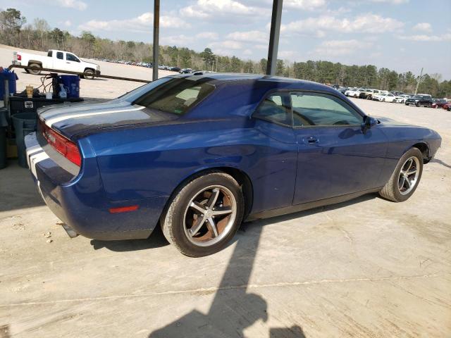 2B3CJ4DV1AH240759 - 2010 DODGE CHALLENGER SE BLUE photo 3