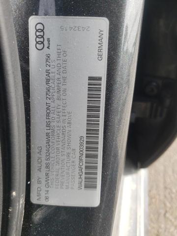 WAUHGAFC9FN003929 - 2015 AUDI A6 PRESTIGE 灰色 照片 12