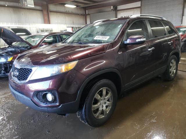 5XYKT4A14BG104373 - 2011 KIA SORENTO BASE BURGUNDY photo 1