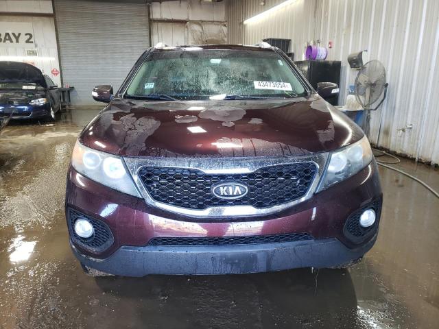 5XYKT4A14BG104373 - 2011 KIA SORENTO BASE BURGUNDY photo 5