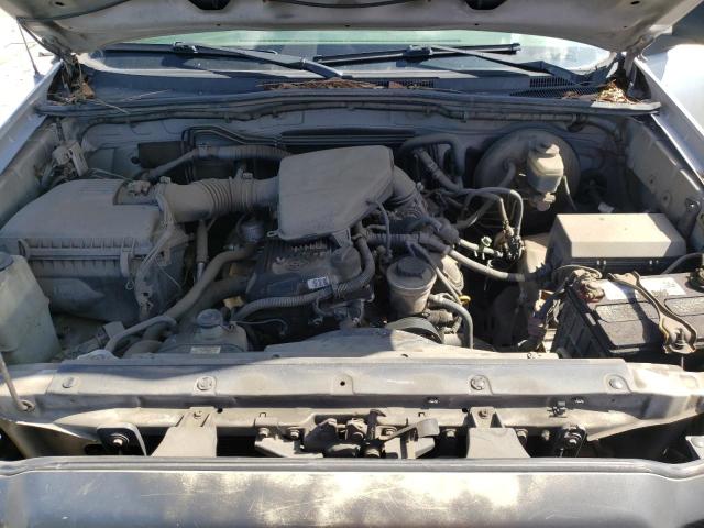5TETX22N05Z076502 - 2005 TOYOTA TACOMA ACCESS CAB ვერცხლისფერი ფოტო 11