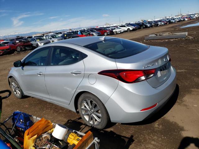 5NPDH4AE3GH655441 - 2016 HYUNDAI ELANTRA SE SILVER photo 2