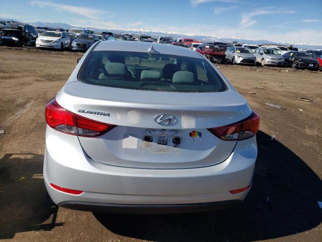 5NPDH4AE3GH655441 - 2016 HYUNDAI ELANTRA SE SILVER photo 6