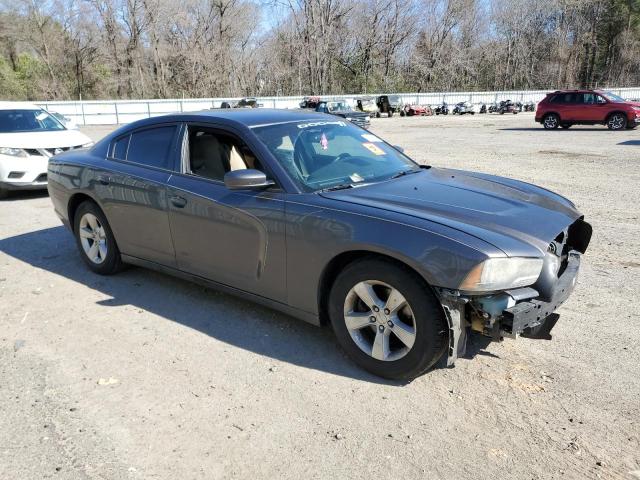 2C3CDXBG1EH256787 - 2014 DODGE CHARGER SE GRAY photo 4