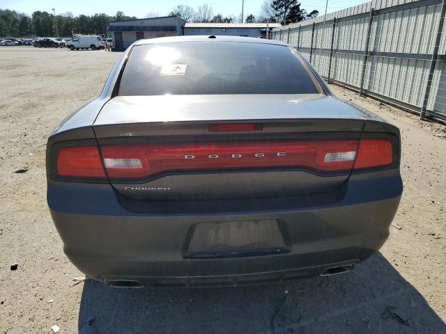 2C3CDXBG1EH256787 - 2014 DODGE CHARGER SE GRAY photo 6