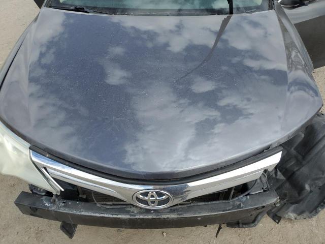 4T1BK1FK1CU500517 - 2012 TOYOTA CAMRY SE GRAY photo 11