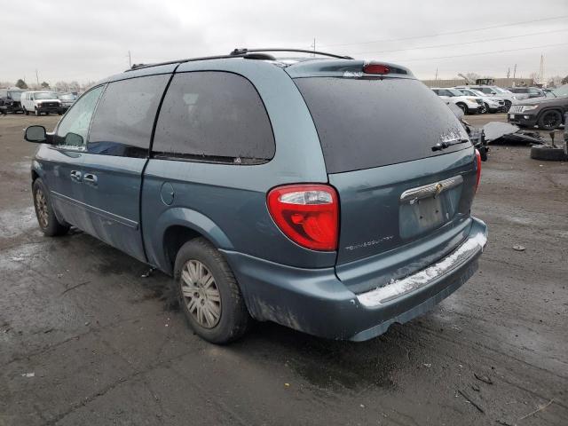 2A4GP44R97R351817 - 2007 CHRYSLER TOWN & COU LX BLUE photo 2