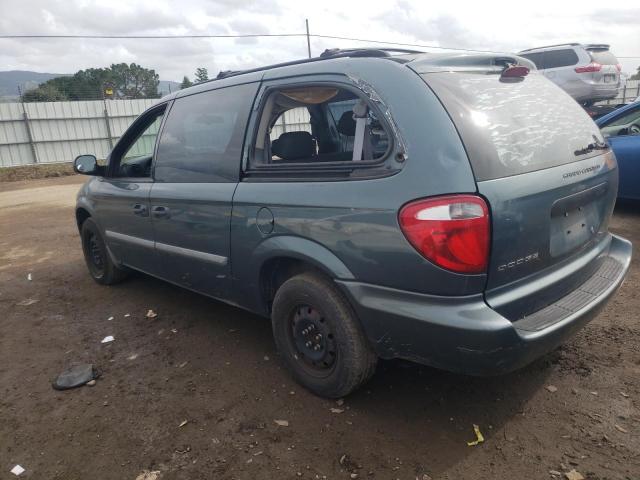 1D4GP24R57B257574 - 2007 DODGE GRAND CARA SE GREEN photo 2