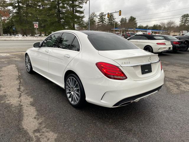 55SWF4KBXGU104603 - 2016 MERCEDES-BENZ C 300 4MATIC WHITE photo 4