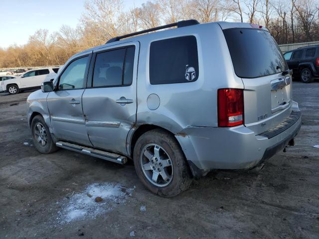 5FNYF48879B024393 - 2009 HONDA PILOT TOURING SILVER photo 2