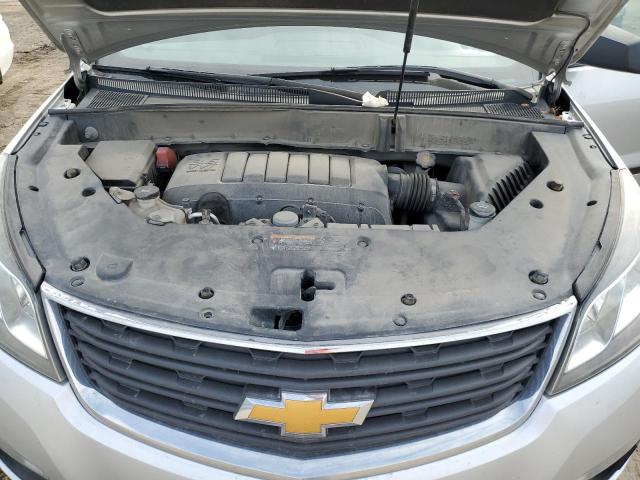 1GNKRFED7EJ171480 - 2014 CHEVROLET TRAVERSE LS SILVER photo 11